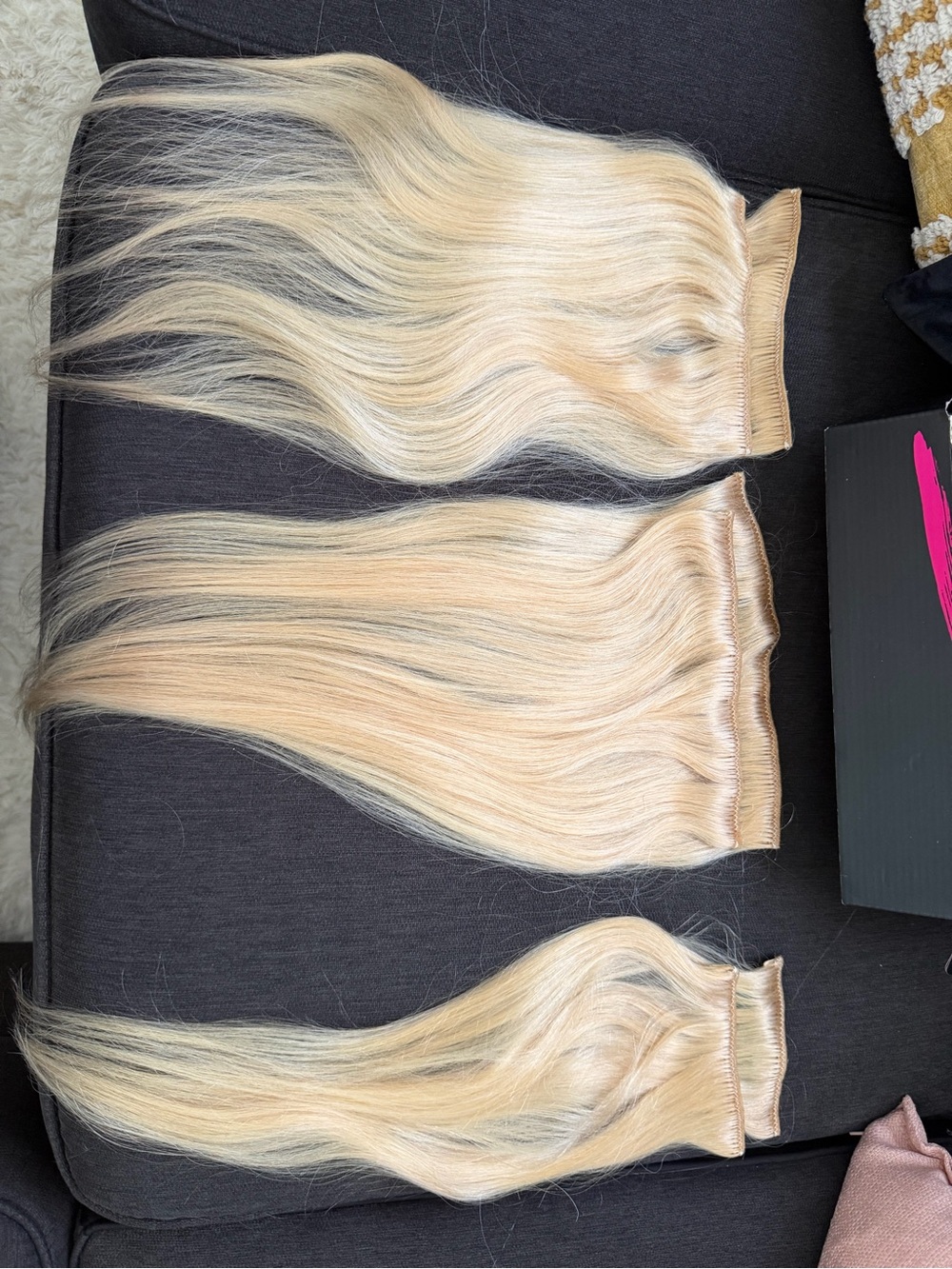 Donna Bella Hair Blonde Clip-In Hair Extensions - Natural Light Blonde